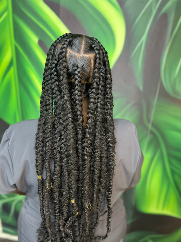 Textured Box Braids-Large